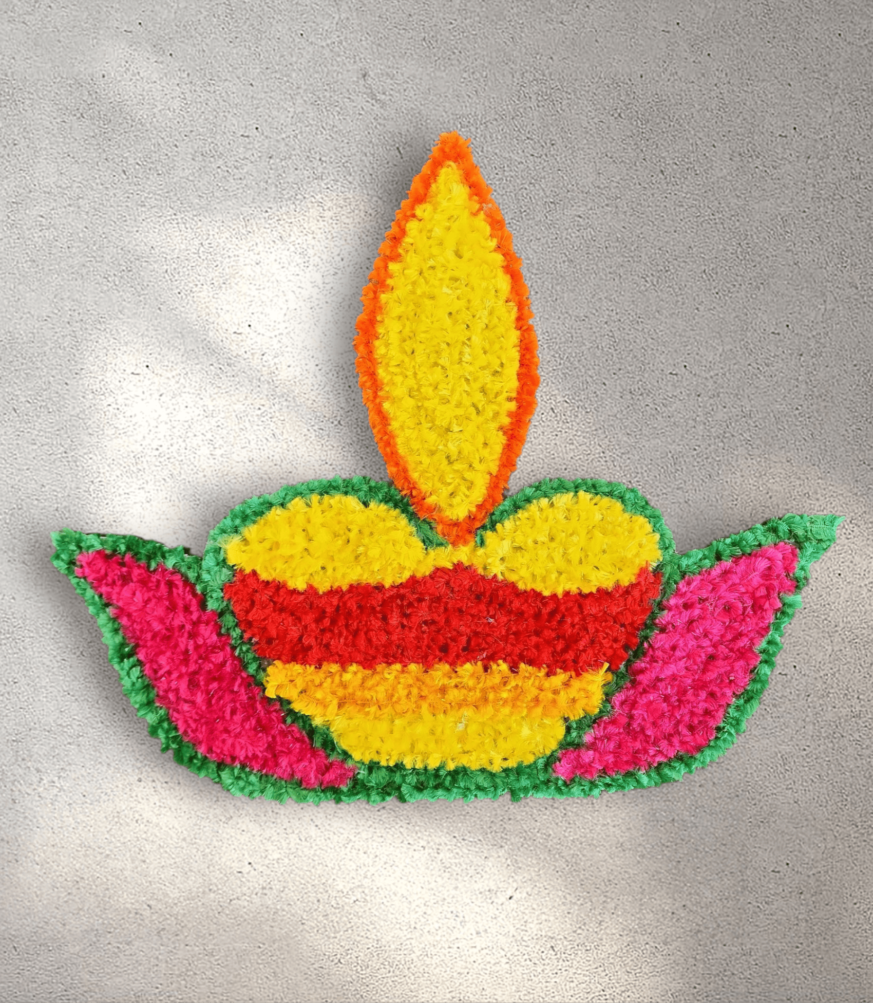 Diya Material Rangoli Mat