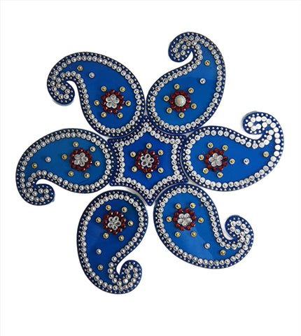 Flower Perspex Rangoli Mat