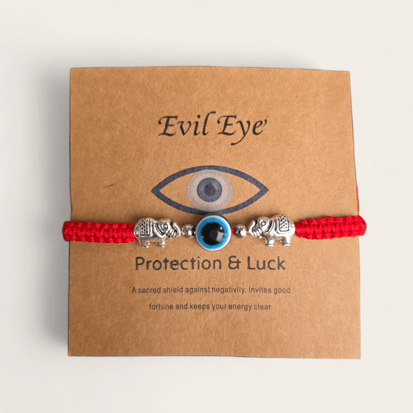 Adjustable Lakshmi String with Elephant and Evil Eye