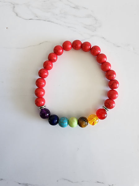 Red Jasper Chakra Bracelet