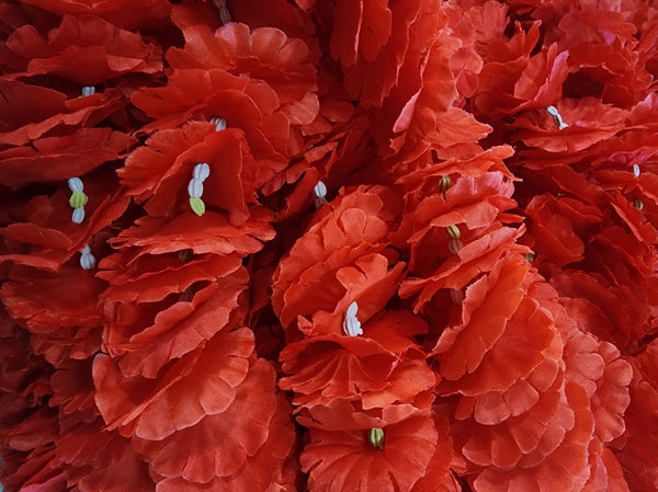 Red Flower Garland