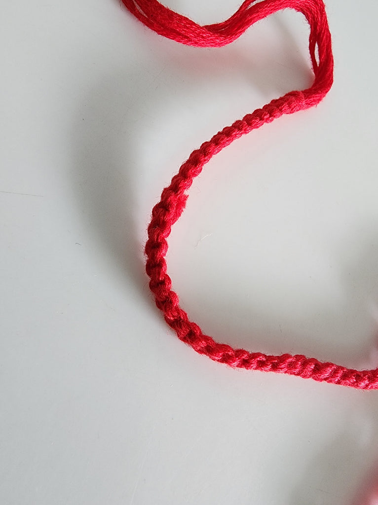 Thick Plain Red Lakshmi String – The Guru's Hut