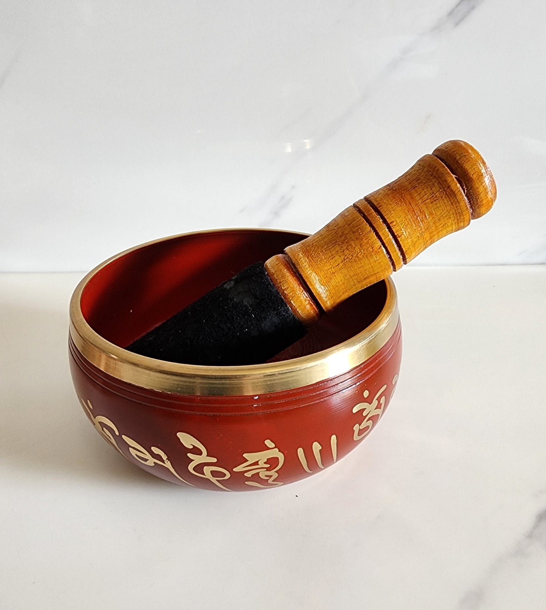 Red Singing Bowl