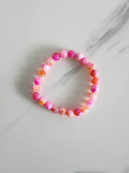 Rhodonite Gemstone Bracelet