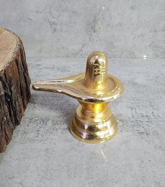 Gold Shivling (Lingam)