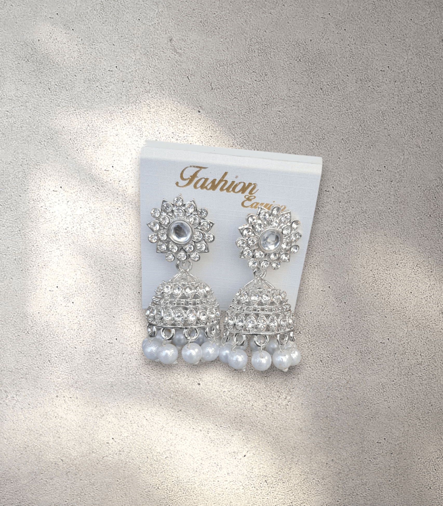 Silver Jhumka (Earring) - Design 2