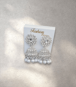 Silver Jhumka (Earring) - Design 2
