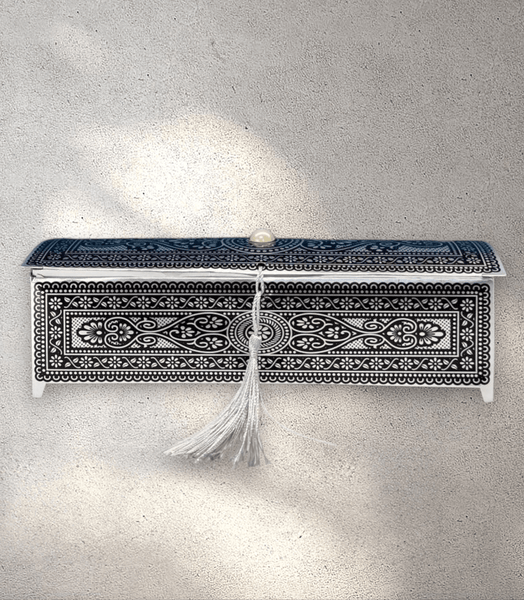 Large SIlver Royal Diwali Box