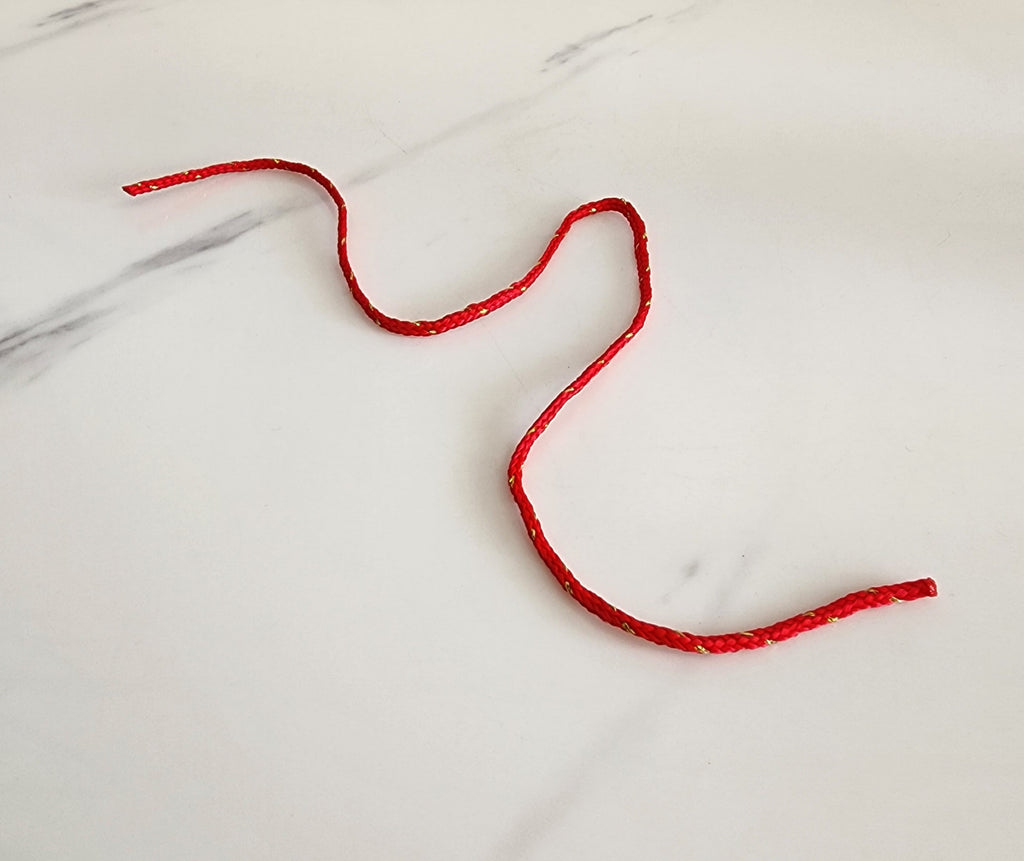 Red and Gold Plain Lakshmi String – The Guru's Hut