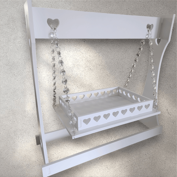 Large White Swing Tray