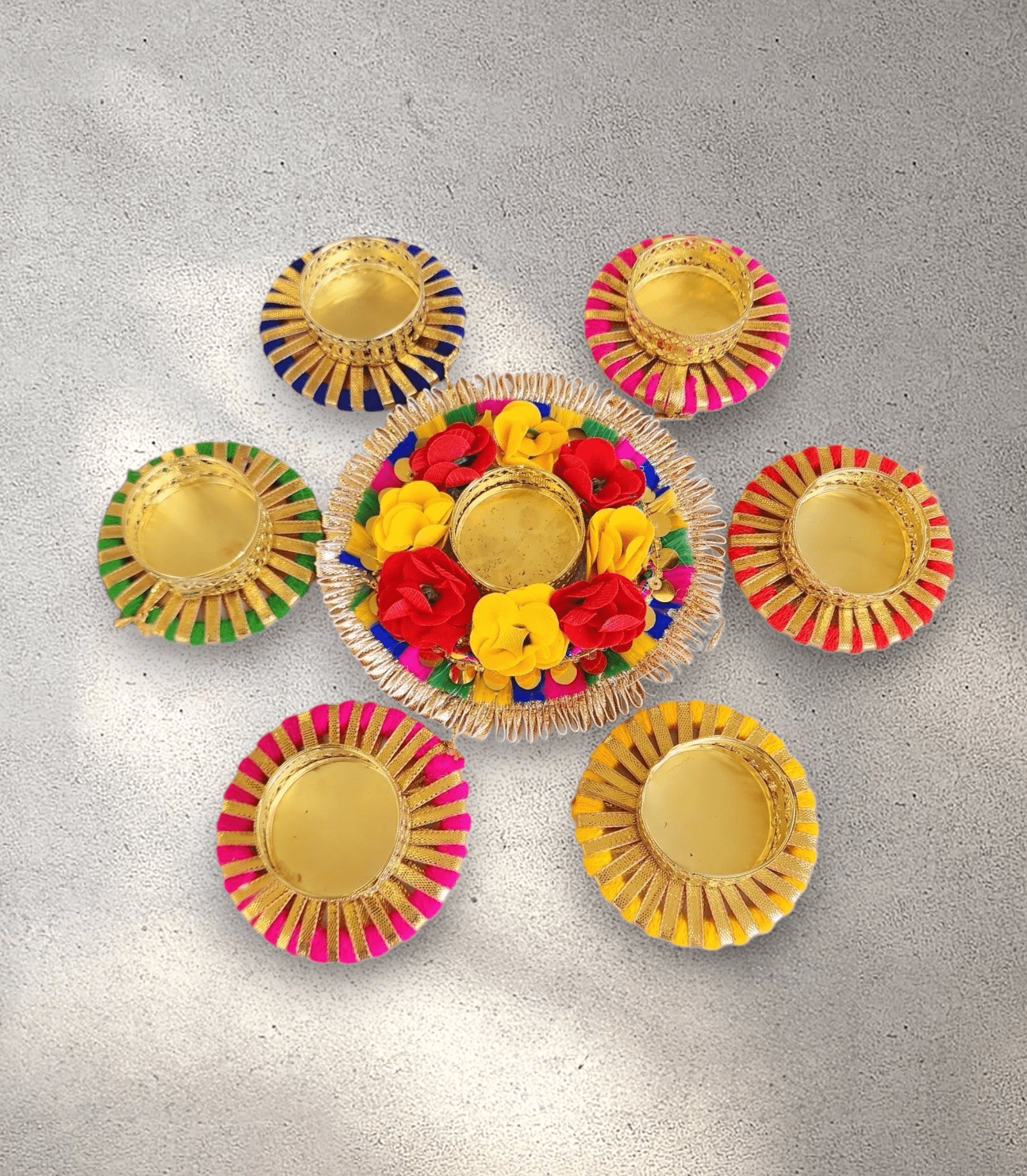 7 Piece Tealight Holder