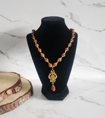 Rudraksha Trishul Mala