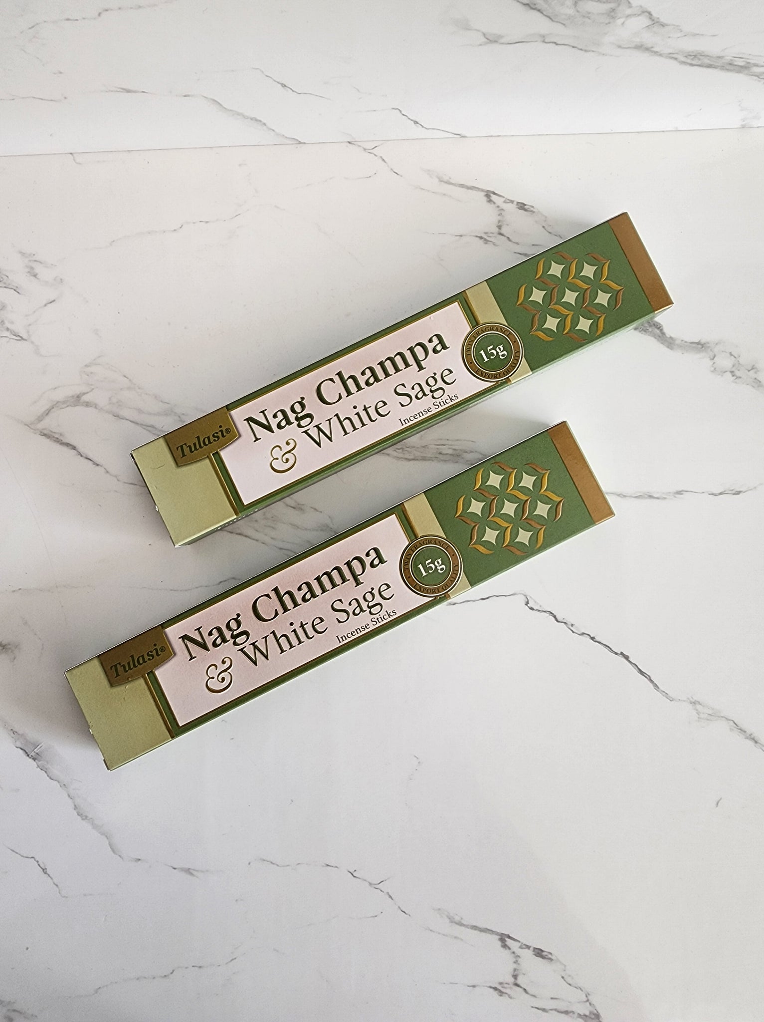 Tulasi Nag Champa and White Sage Incense Sticks