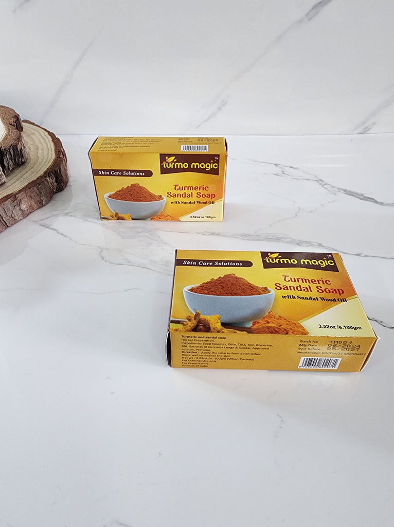 Turmo Magic Turmo Beauty Tumeric Sandal Soap – The Guru's Hut