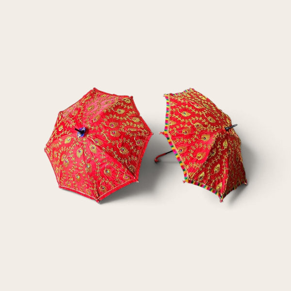 Peacock Design Decorative Umbrella