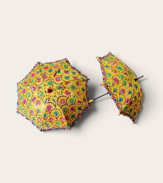 Yellow Decorative Umbrella