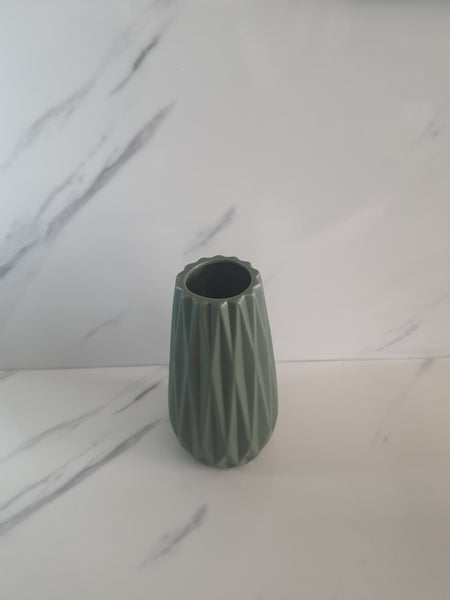 Geometric Ceramic Vase - Small