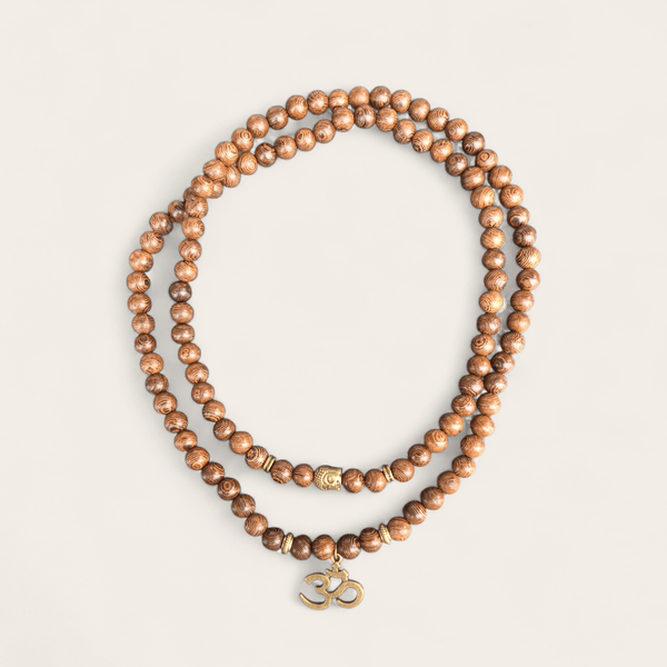 Aum Buddha Mala Beads