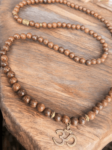 Aum Buddha Mala Beads
