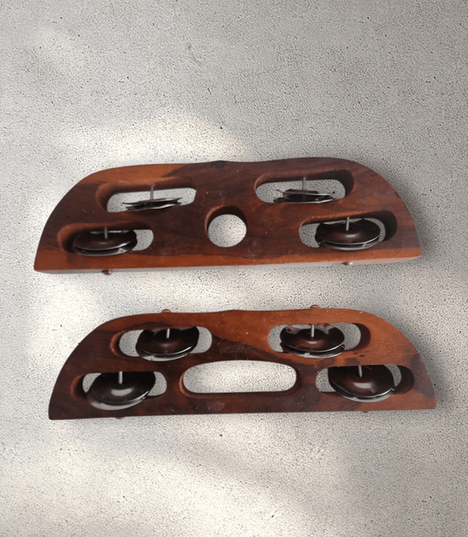 Wooden Khartal/Clappers (Set of 2)