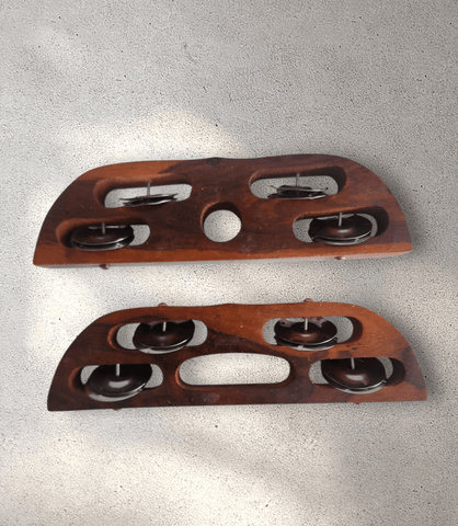 Wooden Khartal/Clappers (Set of 2)