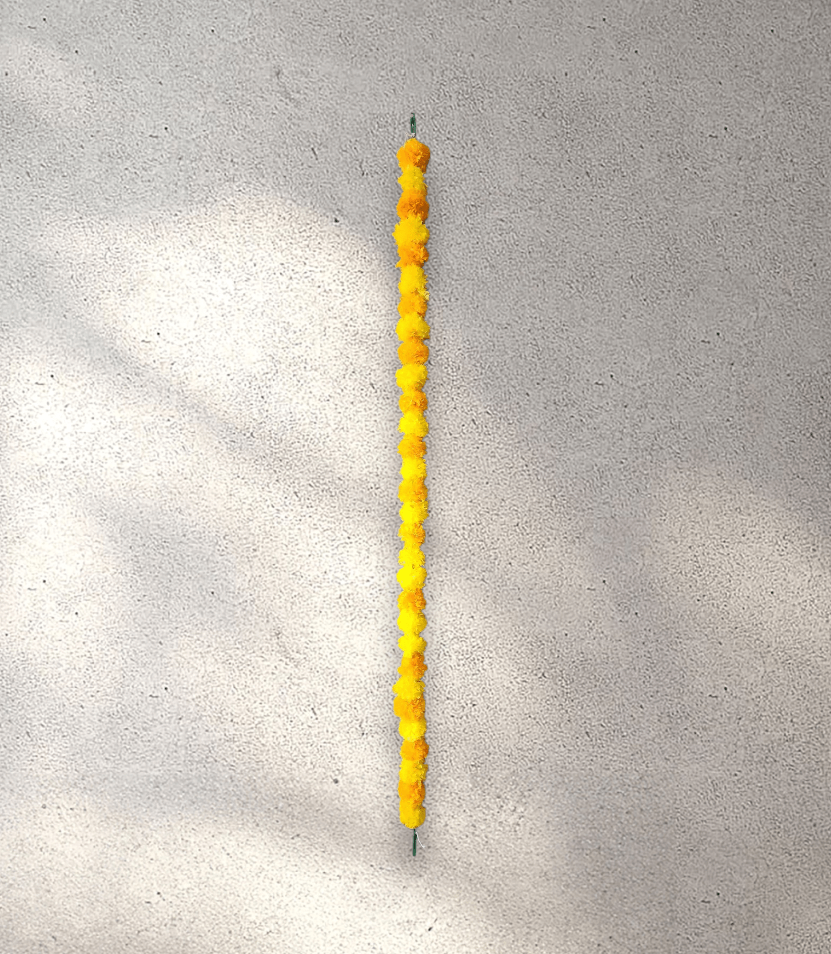 Light Orange and Yellow Marigold Garland (1.4 m)