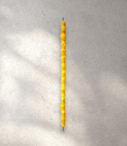 Light Orange and Yellow Marigold Garland (1.4 m)