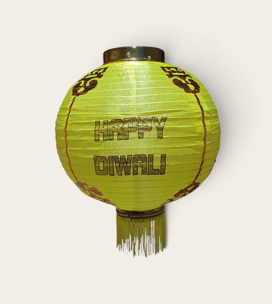 Yellow Diwali Lantern