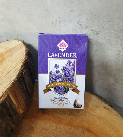 Lavender Backflow Burner Cones