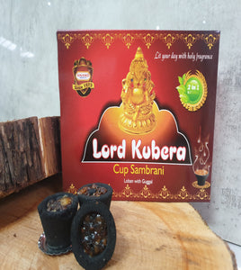 Lord Kubera Sambrani Cups