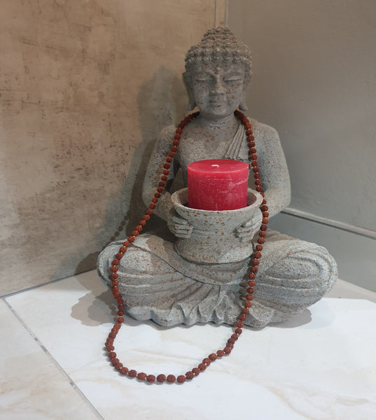 Small Rudraksha Prayer Mala Beads 5mm