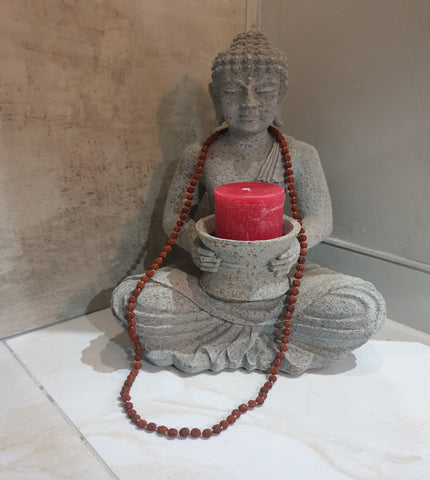 Small Rudraksha Prayer Mala Beads 5mm