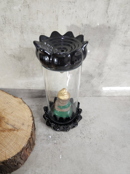 Glass Buddha Head Backflow Burner