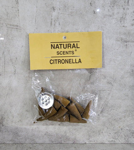 Natural Scents Citronella Incense Cones