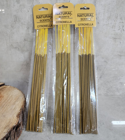 Natural Scents Citronella Incense Sticks