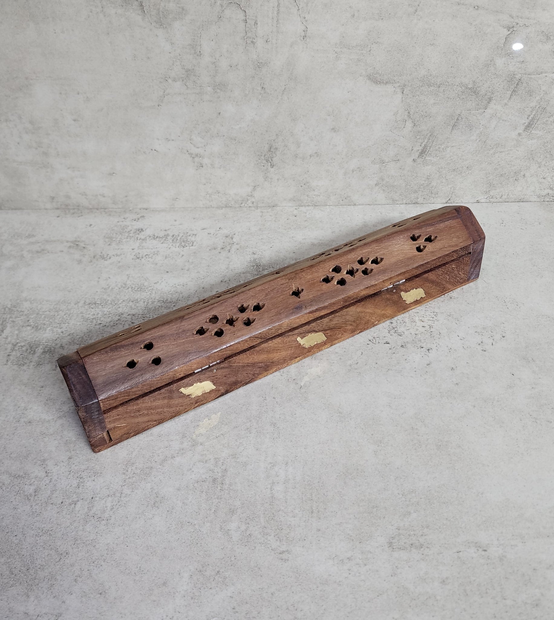 Flat Wooden Incense Holder