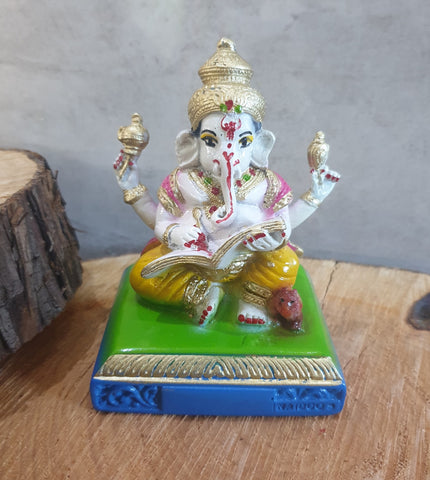 Ganesha Cast Marble Murthi (Full body)