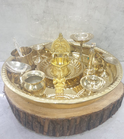 The Guru's Hut Brass Lamp Set