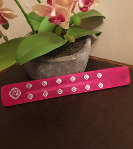 Pink Wooden Incense Holder