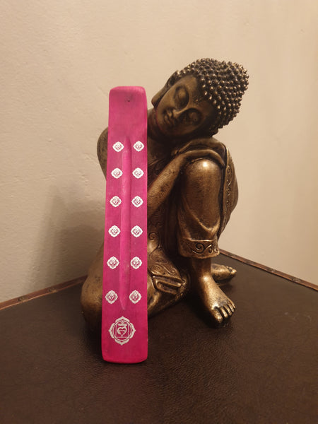 Pink Wooden Incense Holder