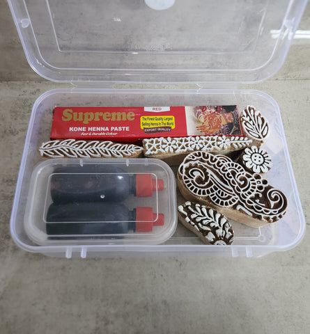Henna Kit with Stamps
