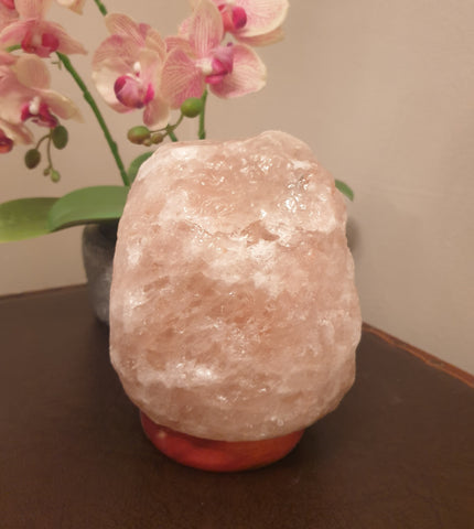 Round Pink Himalayan Crystal Salt Lamp (2-3 kg)